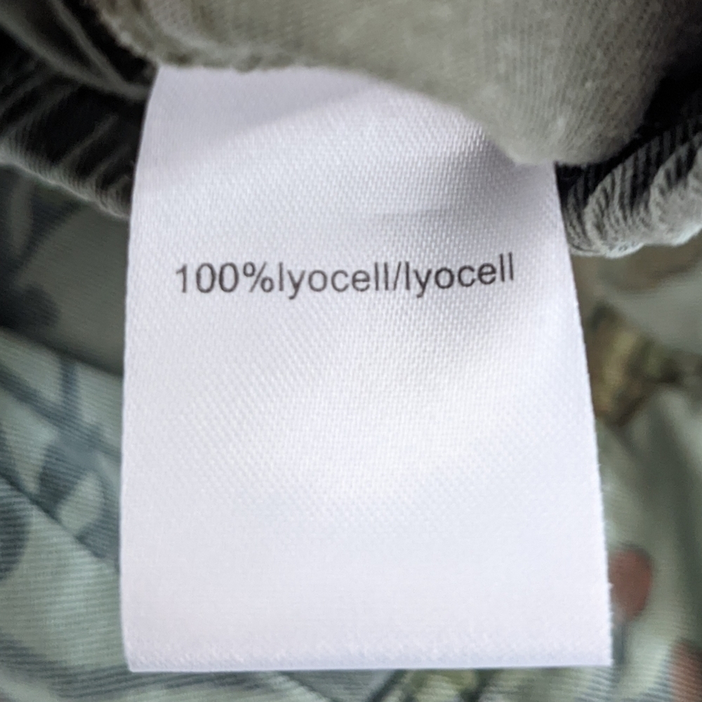 PAM & Gela Olive Green Cargo Joggers with Floral Print S - Picture 10 of 12